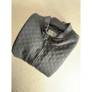 Saints Studio Men's Quilted Checkered Bomber Jacket SZ MMM